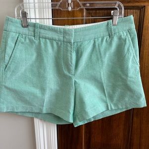 JCrew Factory 4.5" Mint Green Short